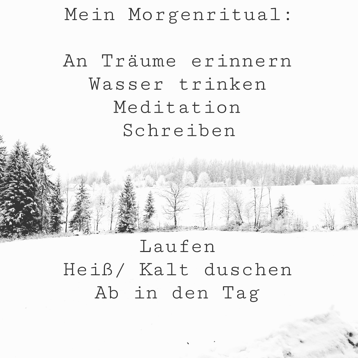 Morgenritual